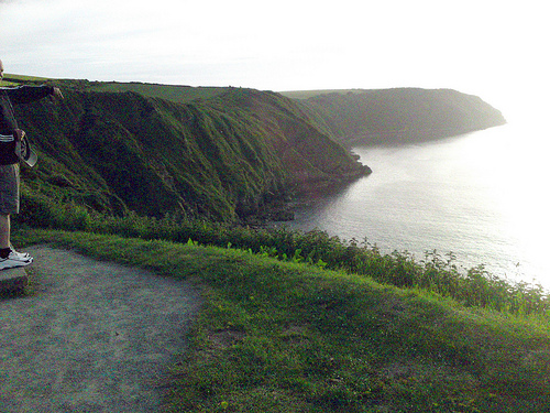 cliff dive