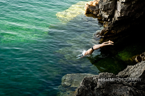 cliff dive