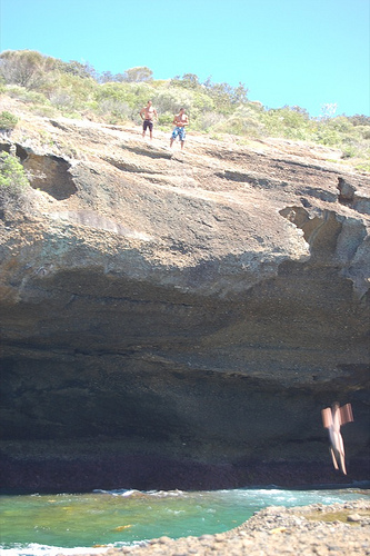 cliff jump