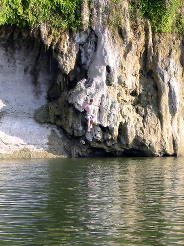 cliff jump