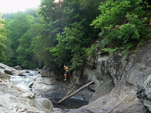 cliff jump