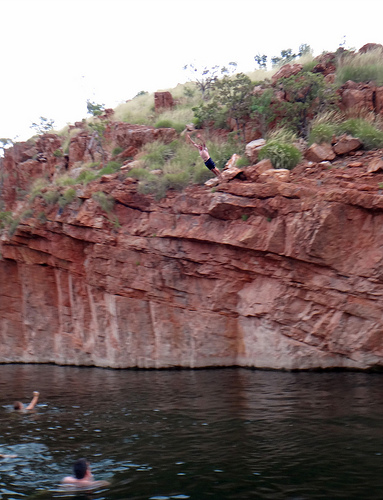 cliff jump