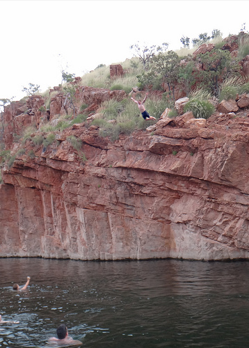 cliff jump