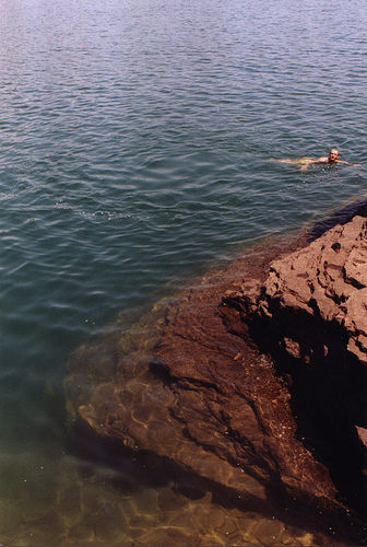 cliff diving