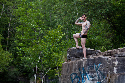 cliff dive