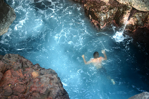 cliff dive