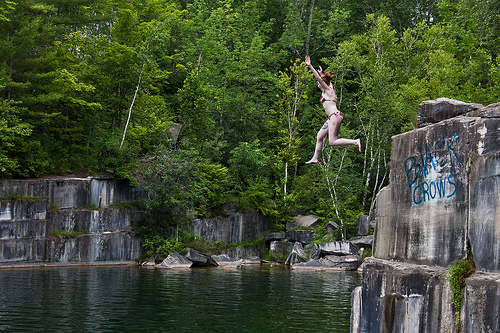 cliff dive