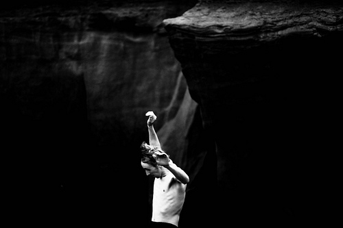 cliff diving