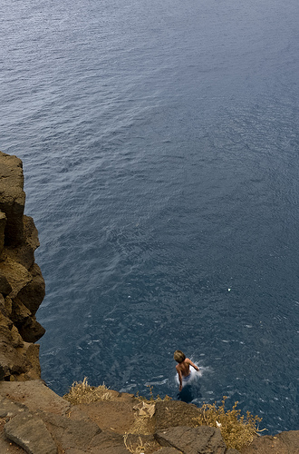 cliff jump