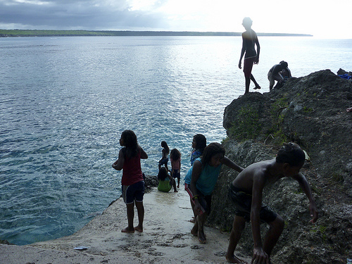 cliff jump