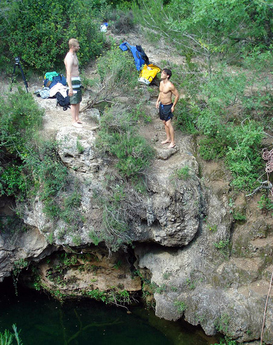 cliff jump