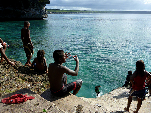 cliff jump