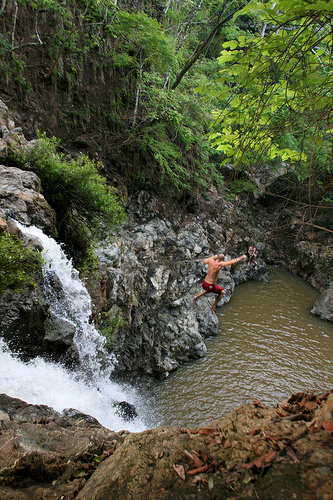 cliff jump