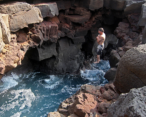 cliff dive