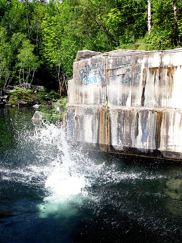 cliff dive