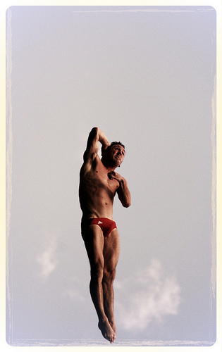 cliff dive