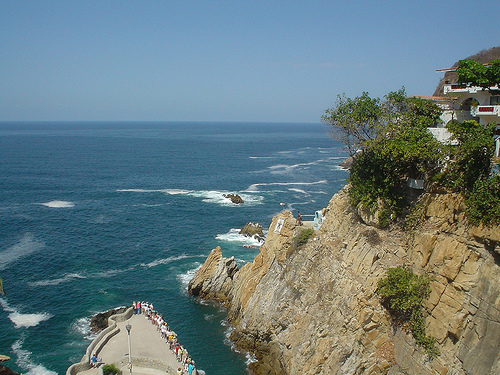 cliff dive