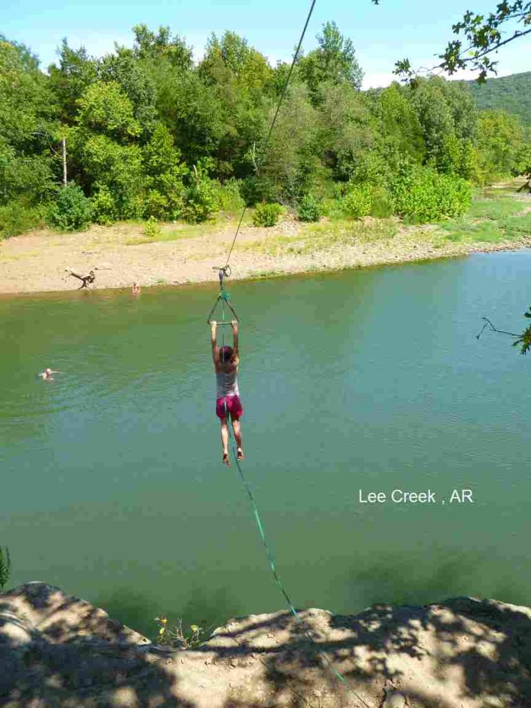 Pruit Cliff Diving in Arkansas